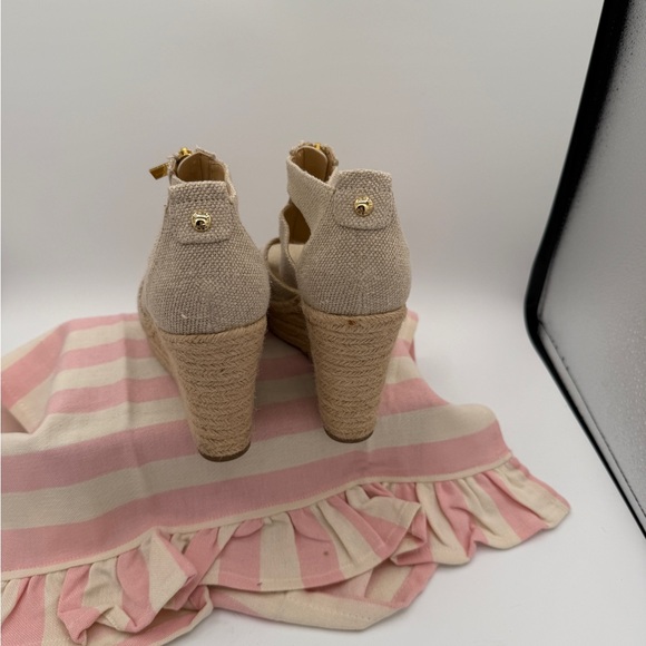 Michael Kors Cream Wedges with Chunky Heel - Picture 3 of 5